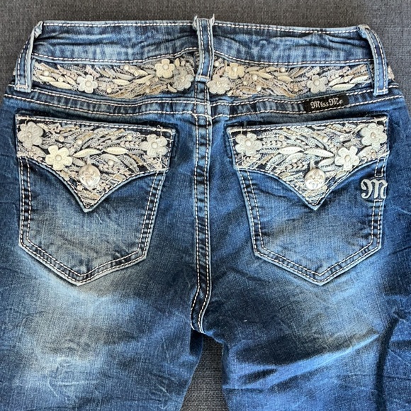 Miss Me Dark Blue Boot Cut Jeans - Picture 4 of 9